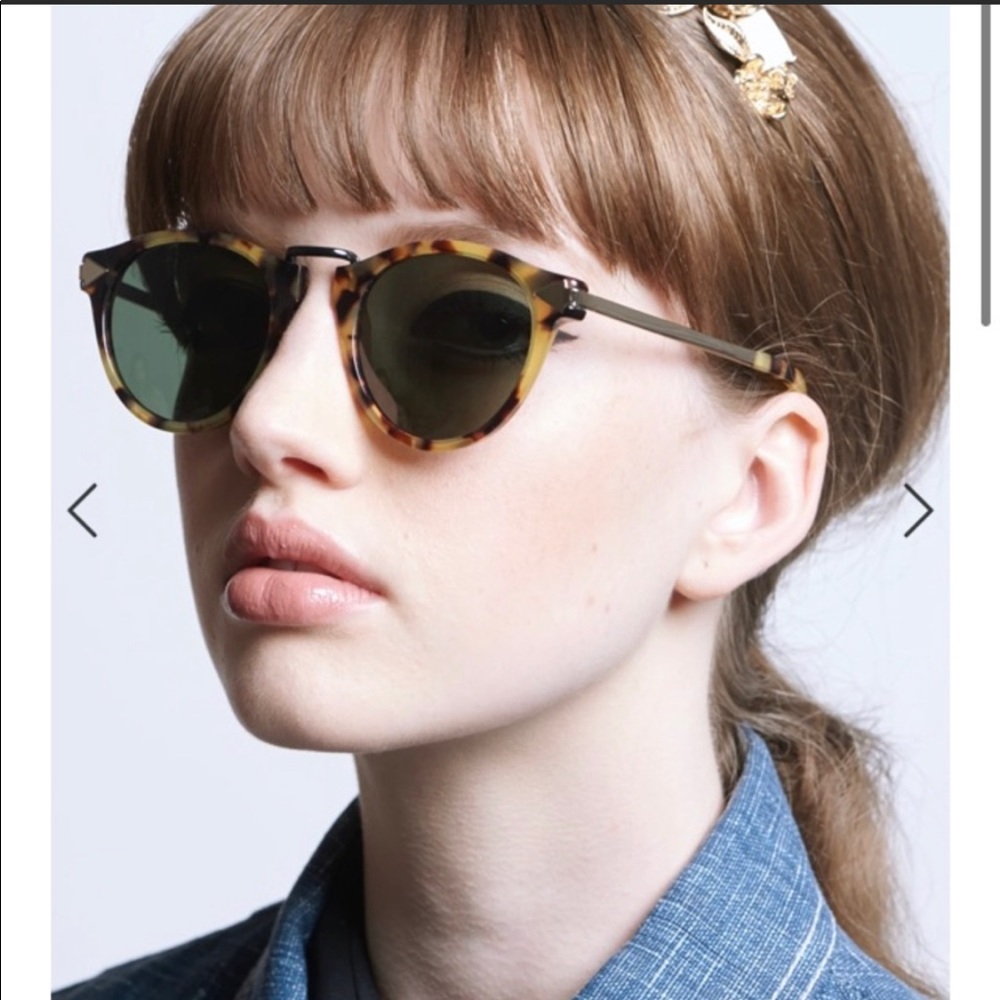 Karen Walker Tortoise Harvest Sunglasses